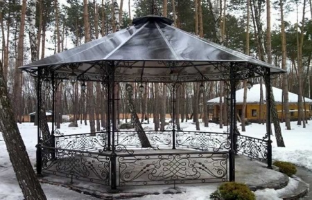 Кованая беседка ЛК11